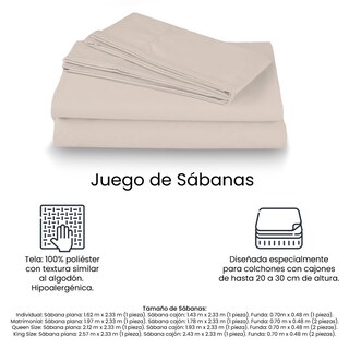 Foto 7 | Foto 7 | Colchón Restonic Enzo + Box Dicasa Matrimonial + Sábanas Basic