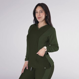 Foto 2 | Foto 2 | Conjunto Quirúrgico Antifluidos Manga Larga Verde Olivo Sea Brazil