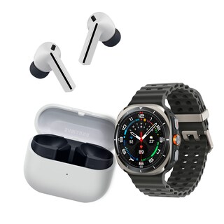 Foto 1 | Foto 1 | Samsung Galaxy Watch Ultra (lte 47 Mm) Plata Titanio + Galaxy Buds3 Fe Gris