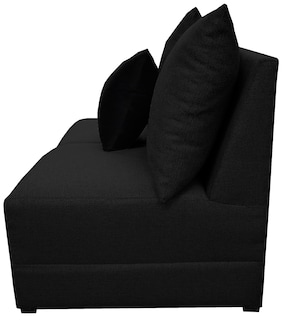 Foto 4 | Foto 4 | Love Seat El Bazar Store Orlando Negro Tela Lino Nacional  Sillon 2 Plazas  Modular