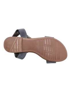 Foto 1 | Foto 1 | Sandalias De Piso Exterior Gamuza Sintética Color Azul Para Mujer De