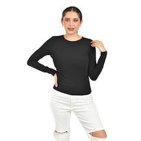 Blusa De Manga Larga /juvenil 0279 (negro) Negro
