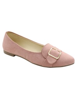Foto 4 | Foto 4 | Flats Clásicas Exterior Gamuza Sintética Color Rosa Para Mujer De Rbbasics