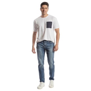 Foto 4 | Foto 4 | Pantalón Slim Straight Hombre Balam Bl1185 Azul Oscuro