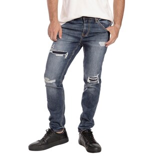 Foto 1 | Foto 1 | Pantalón Slim Hombre Balam Bl1211 Azul Oscuro