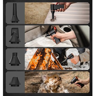 Foto 3 | Foto 3 | ''turbo Jet Fan 110000 Rpm Soplador Eléctrico Plumero De Aire Negro Con Naranja ''