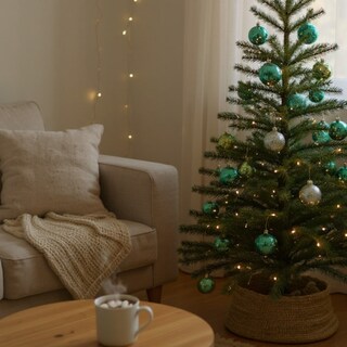 Foto 4 | Foto 4 | Esferas Navideñas De Cm-top 26 Piezas De 6cm Y 3cm En Color Verde