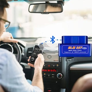 Foto 4 | Foto 4 | Conexión Bluetooth Del Escáner De Coche Lab.g Mini Elm327 Obd2 Azul