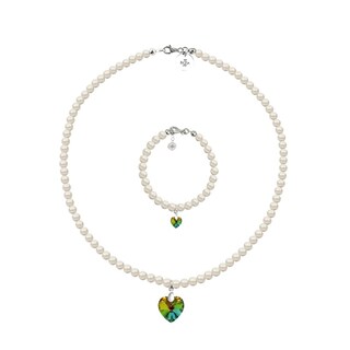 Foto 1 | Foto 1 | Collar Y Pulsera De Mujer Plata .925 Perlas De Cristal Zvezda