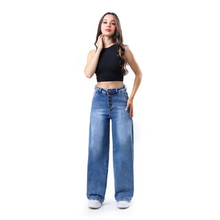 Foto 1 | Foto 1 | Jeans Baggy Fit / Juvenil 4118 (azul Claro) Azul