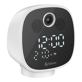 Foto 3 | Foto 3 | 2 Cámaras De Seguridad Wi-fi 2 Mpx Robotizadas Con Reloj Digital Para Escritorio