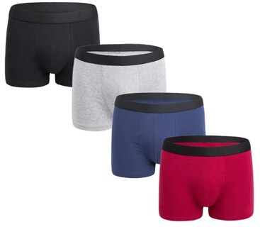 Foto 1 | Foto 1 | Xtellar Boxers De Hombre Premium Cómodos Transpirables Y Estilizados Set De 4.