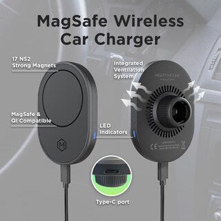 Foto 2 | Foto 2 | Cargador De Coche Inalámbrico Mount Mighty Mount Magsafe Gooseneck V2 - Venta Internacional.