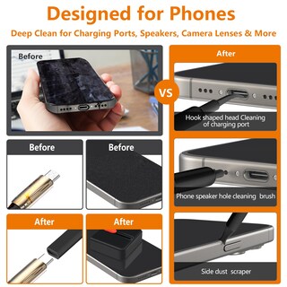 Foto 2 | Foto 2 | Kit De Limpieza Multifuncional Gintaxen Para Teléfono Iphone Samsung - Venta Internacional.