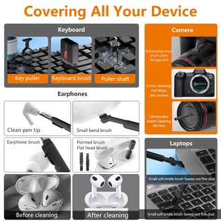 Foto 3 | Foto 3 | Kit De Limpieza Multifuncional Gintaxen Para Teléfono Iphone Samsung - Venta Internacional.