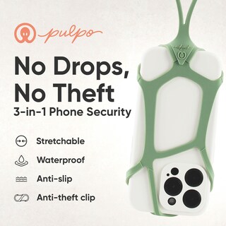 Foto 2 | Foto 2 | Cordón De Teléfono Celular Pulpo Safety Green Para Teléfonos Inteligentes De 6.1 A 6.8 Pulgadas - Venta Internacional.