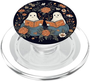Foto 1 | Foto 1 | Libro De Lectura Popsockets Popgrip Para Magsafe Ghost Retro Y Floral - Venta Internacional.