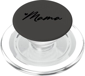 Foto 1 | Foto 1 | Popsockets Popgrip Para Magsafe Mama Corazón Negro Y Gris - Venta Internacional.