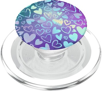Foto 1 | Foto 1 | Empuñadura Para Teléfono Móvil Diseño De Corazón Regalos Para Niñas Rainbow Popgrip Magsafe - Venta Internacional.