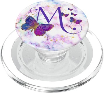 Foto 1 | Foto 1 | Popsockets Popgrip Para Magsafe Kimiquemonogram Purple Butterfly - Venta Internacional.