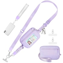 Correa Para Teléfono Y Cartera Tiostep Clip And Go Rfid  Color Morado - Venta Internacional.