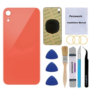 Foto 1 | Foto 1 | Kit De Repuesto De Cristal Con Parte Trasera Coral De Perzework Para Iphone Xr De 6.1 Pulgadas - Venta Internacional.