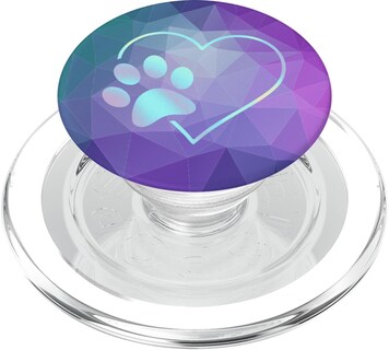 Foto 1 | Foto 1 | Popsockets Popgrip Para Magsafe Con Estampado De Huellas De Arcoíris En Forma De Corazón - Venta Internacional.