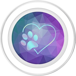 Foto 2 | Foto 2 | Popsockets Popgrip Para Magsafe Con Estampado De Huellas De Arcoíris En Forma De Corazón - Venta Internacional.