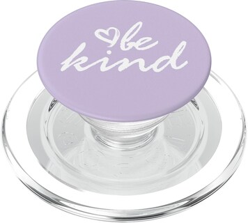 Foto 1 | Foto 1 | Popsockets Popgrip Para Magsafe Be Kind Blanco Pastel Y Morado - Venta Internacional.