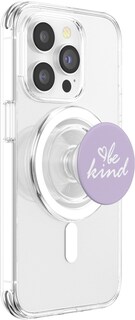 Foto 4 | Foto 4 | Popsockets Popgrip Para Magsafe Be Kind Blanco Pastel Y Morado - Venta Internacional.