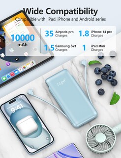 Foto 6 | Foto 6 | Cargador Portátil Power Bank Metecsmart 10000 Mah Usb-c - Venta Internacional.