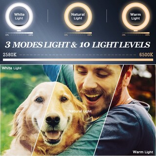 Foto 2 | Foto 2 | Kit De Luces Tipo Anillo Rieomn De 10.2 Pulgadas Con Soporte De Trípode Ajustable - Venta Internacional.