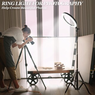 Foto 5 | Foto 5 | Kit De Luces Tipo Anillo Rieomn De 10.2 Pulgadas Con Soporte De Trípode Ajustable - Venta Internacional.