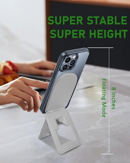 Foto 4 | Foto 4 | Trípode Magnético Guyefofo Para Teléfono Con Piel Ecológica Blanco - Venta Internacional.