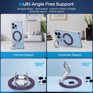 Foto 6 | Foto 6 | Soporte Magnético Lokyoo Para Teléfono Magsafe Color Morado - Venta Internacional.