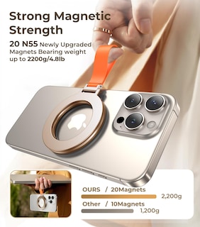 Foto 4 | Foto 4 | Soporte Magnético Aredan Para Anillo De Teléfono Magsafe Iphone16 - Venta Internacional.