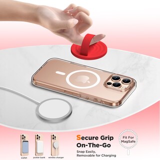 Foto 4 | Foto 4 | Soporte Magnético Para Anillo De Teléfono Coffker Silicona Rojo - Venta Internacional.
