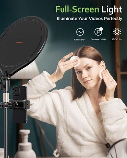 Foto 5 | Foto 5 | Ring Light Aureday Regulable 10.5 Pulgadas Con Soporte Y Soporte Para Teléfono De 24 W - Venta Internacional.