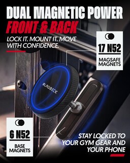 Foto 2 | Foto 2 | Soporte Magnético Para Teléfono De Gimnasio Blaubeck Para Accesorios Magsafe - Venta Internacional.