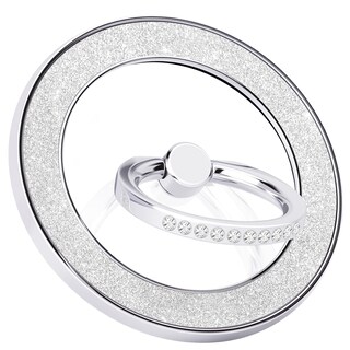 Foto 1 | Foto 1 | Soporte Magnético Yinhexi Para Teléfono Con Forma De Anillo Con Rotación De 360° Plateado - Venta Internacional.