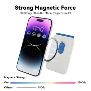 Foto 2 | Foto 2 | Tarjetero Magnético Rfid De Cuero Mag-safe Para Iphone 16 - Venta Internacional.