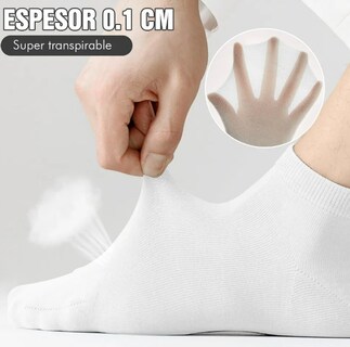Foto 3 | Foto 3 | Xtellar Set De 20 Calcetines Unisex De Alta Elasticidad Y Absorción Blanco Y Negro Para Hombres Y Mujeres