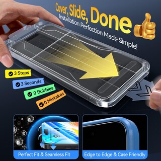 Foto 5 | Foto 5 | Protector De Pantalla Y Protector De Lente De Cámara Para Iphone 16 Pro - Venta Internacional.