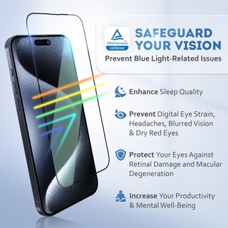 Foto 2 | Foto 2 | Protector De Pantalla Deppa Para Iphone 15 Pro Max Paquete De 2 Unidades 6.7 Pulgadas - Venta Internacional.