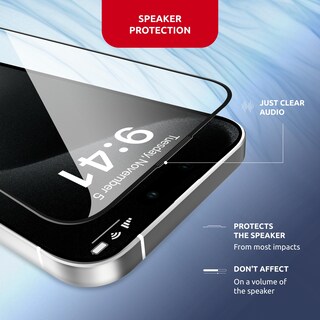 Foto 5 | Foto 5 | Protector De Pantalla De Vidrio Templado Intaleo Para Iphone 15 Pro Max 9h - Venta Internacional.