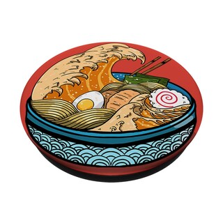 Foto 2 | Foto 2 | Phone Grip Popsockets Excelente Diseño De Ramen Wave Kanagawa - Venta Internacional.