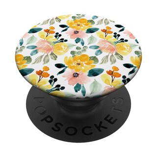 Foto 1 | Foto 1 | Popsockets Adhesivo Popgrip Diseño Con Estampado Floral En Acuarela - Venta Internacional.