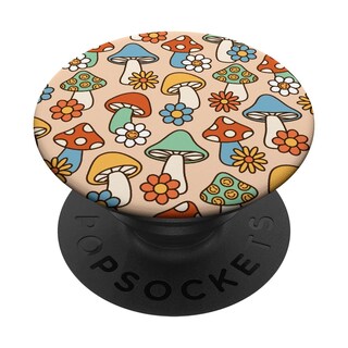 Foto 1 | Foto 1 | Popsockets Adhesivo Popgrip Groovy Retro En Forma De Hongo - Venta Internacional.