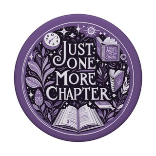 Foto 3 | Foto 3 | Adhesivo Popsockets Popgrip Just One More Chapter Purple - Venta Internacional.