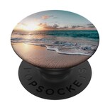 Soporte Para Teléfono Pop Knobs Beach Ocean Sunset Wave Tropical Sand - Venta Internacional.